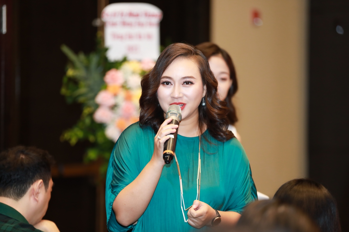 Ca sĩ Khánh Linh là một trong những giọng ca thành danh từ cuộc thi, chia sẻ tại họp báo