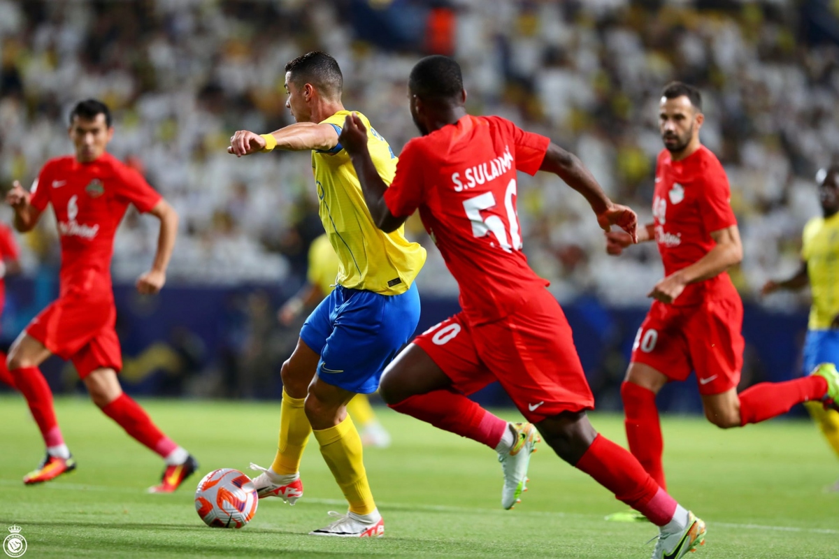 Al Nassr đã trải qua trận đấu rất vất vả trước Shabab Al-Ahli. (Ảnh: Al Nassr)