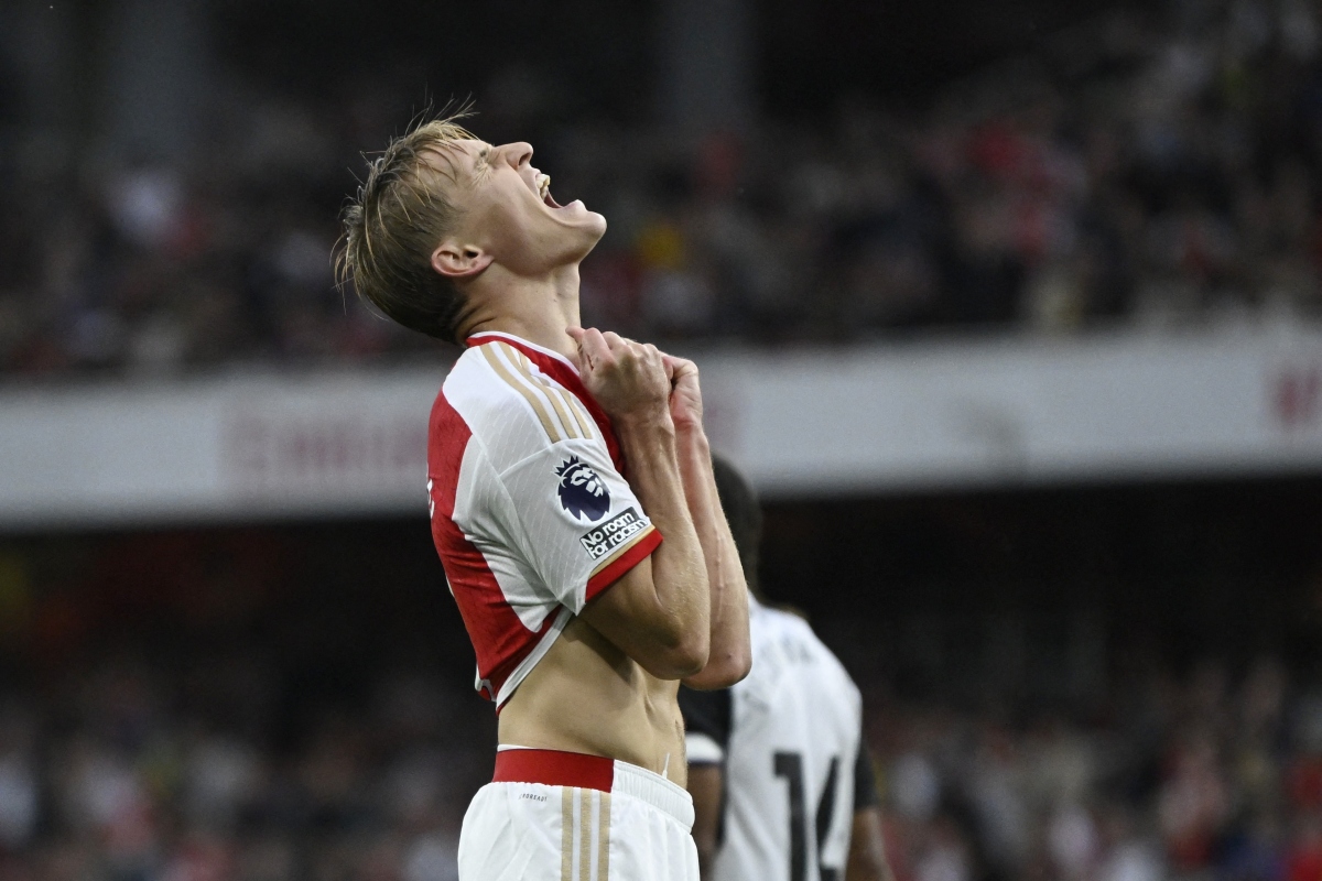 Arsenal có trận đấu đầy tiếc nuối trước Fulham. (Ảnh: Reuters)
