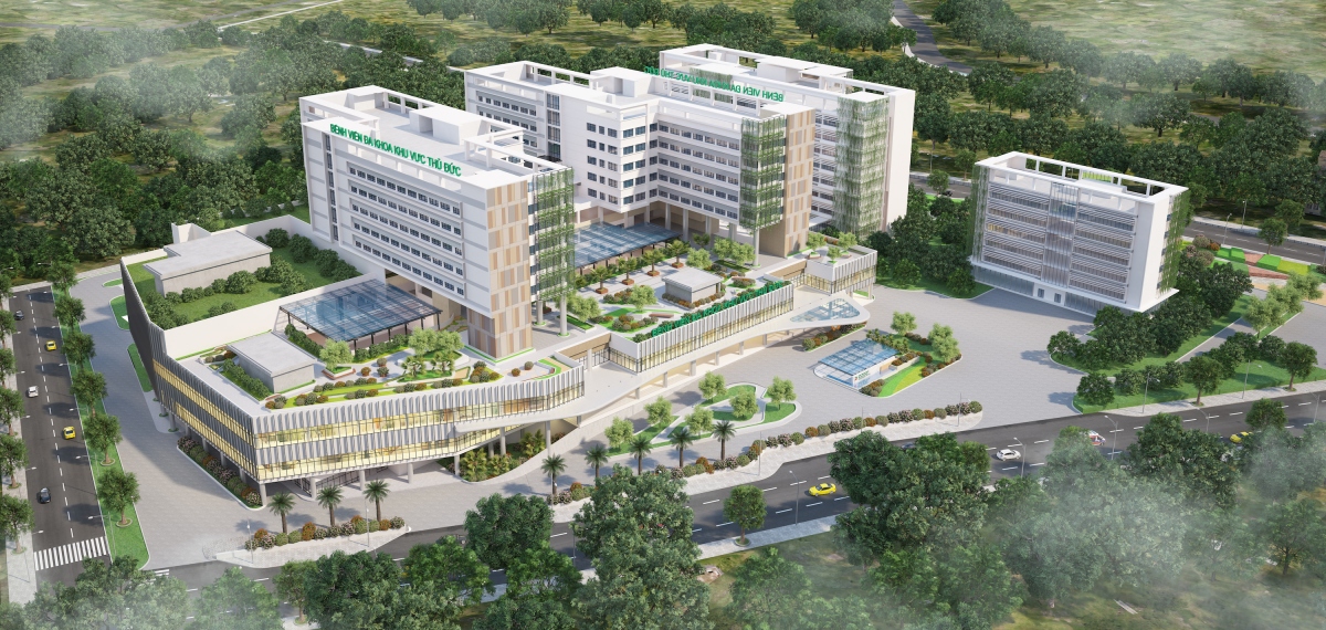 Bệnh viện Đa khoa Khu vực Thủ Đức đang được SC5 thi công