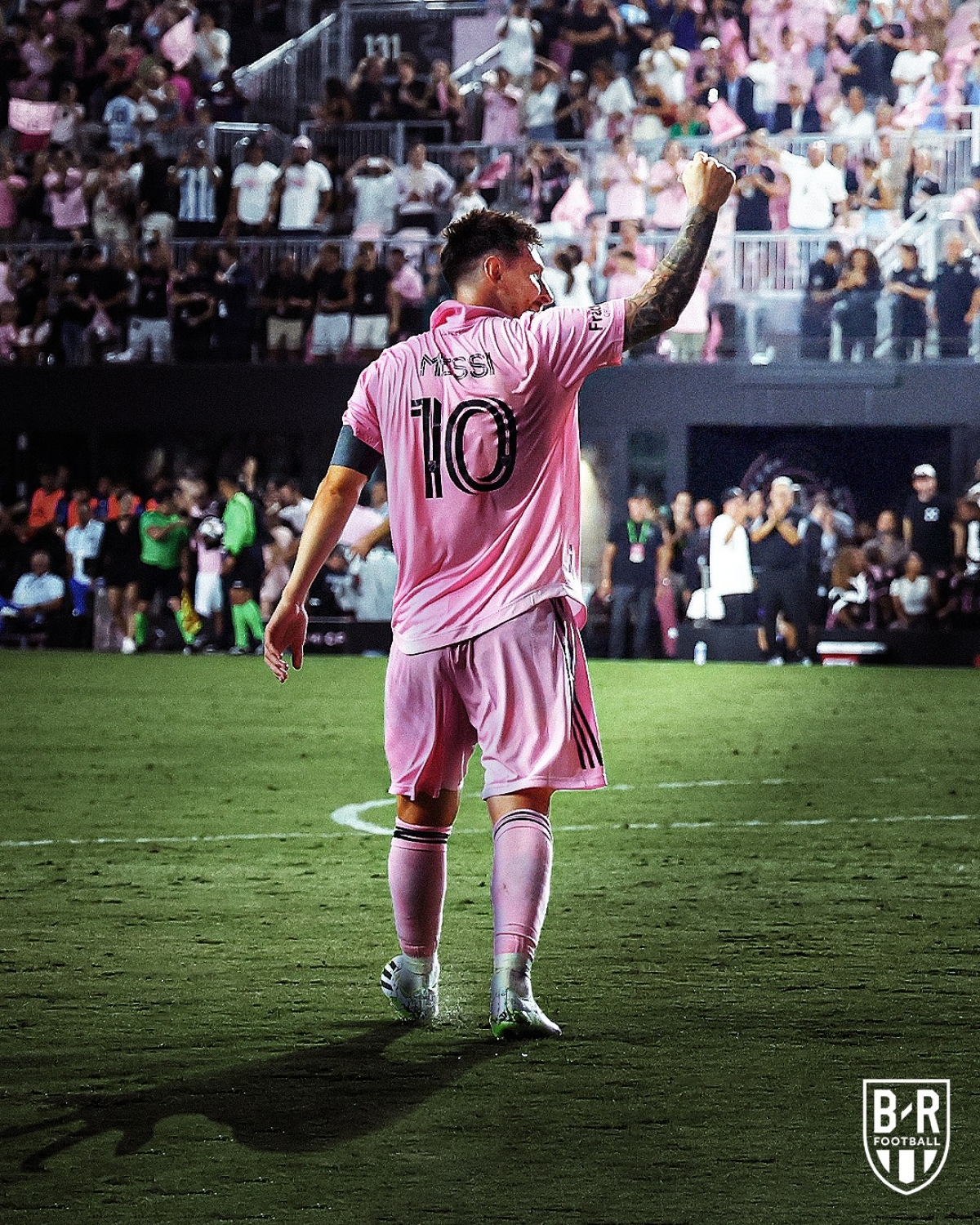 Messi duy trì phong độ cao, giúp Inter Miami vào tứ kết Leagues Cup. (Ảnh: Bleacher Report Football)