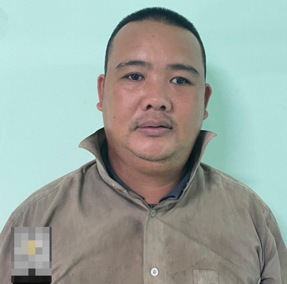 Tùng đang bị Công an tạm giữ. (Ảnh: CA)