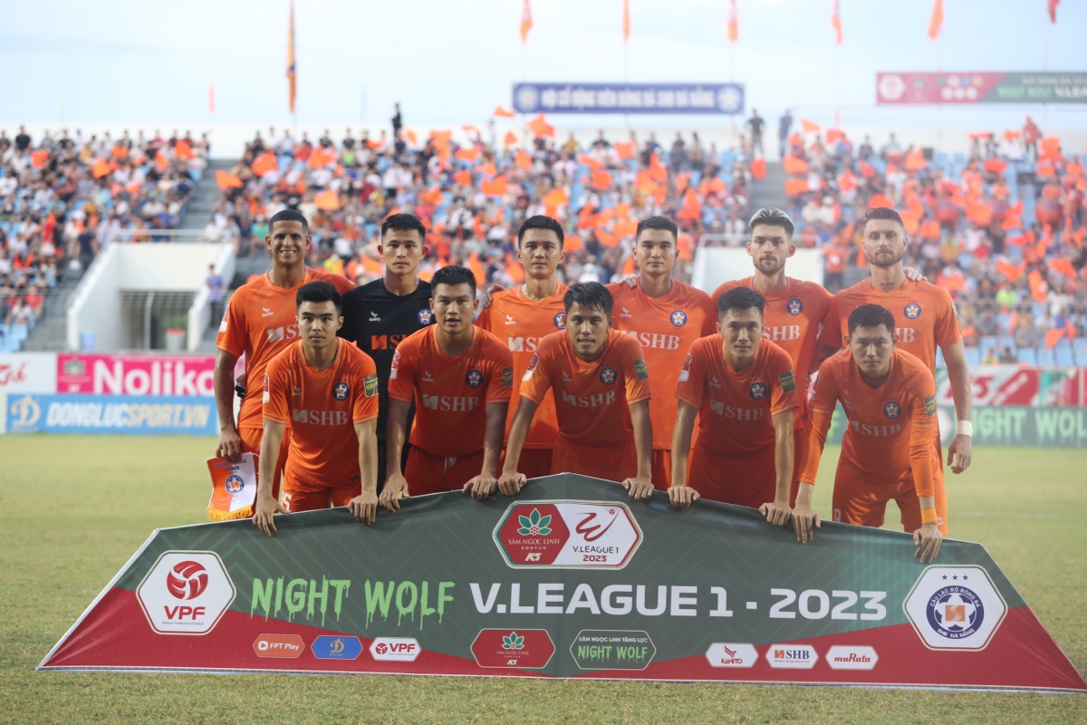 CLB Đà Nẵng có nguy cơ cao sẽ phải xuống hạng ở V-League 2023. (Ảnh: VPF). 