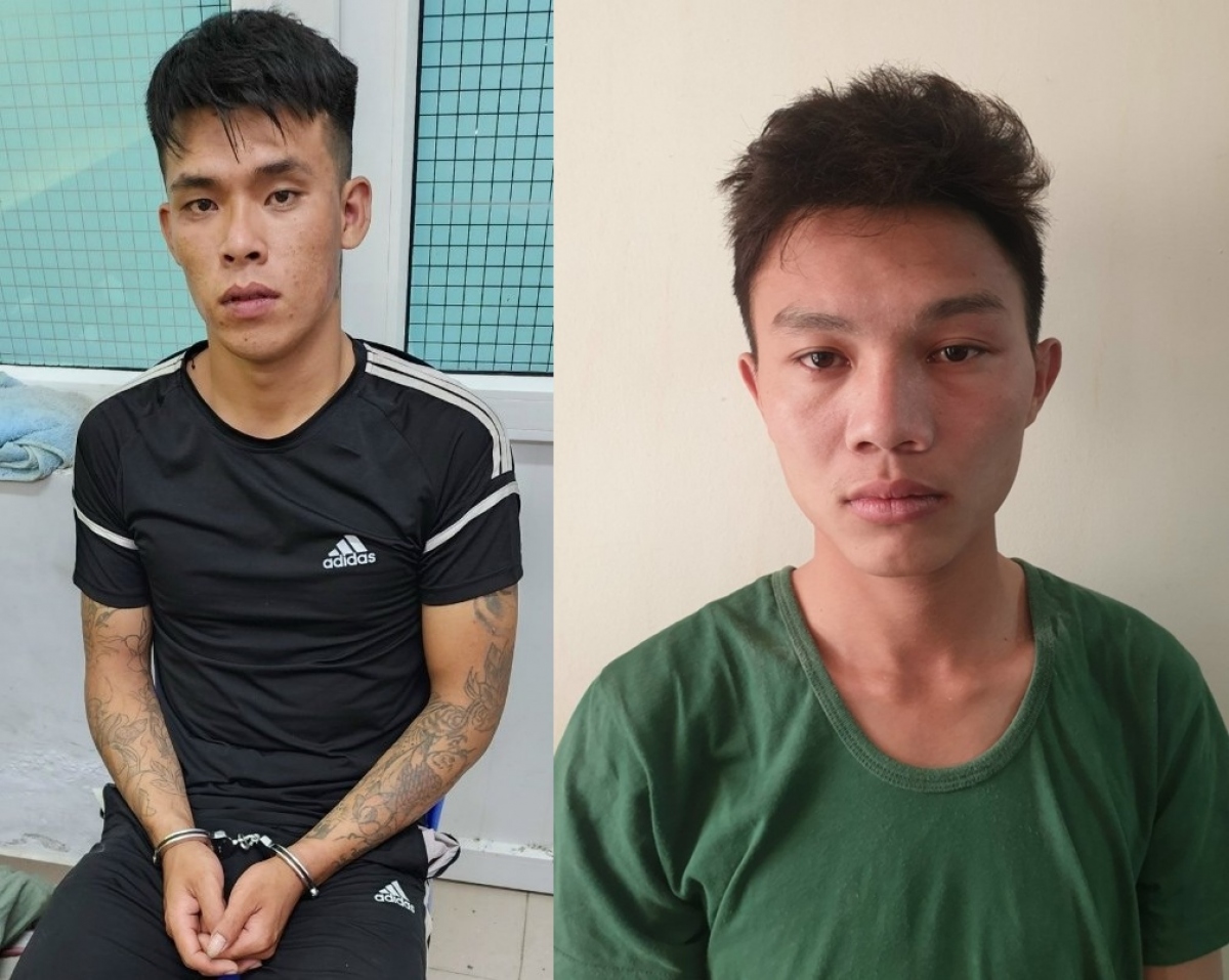 Nguyễn Văn Tú (trái) và Phan Văn Ngọc 