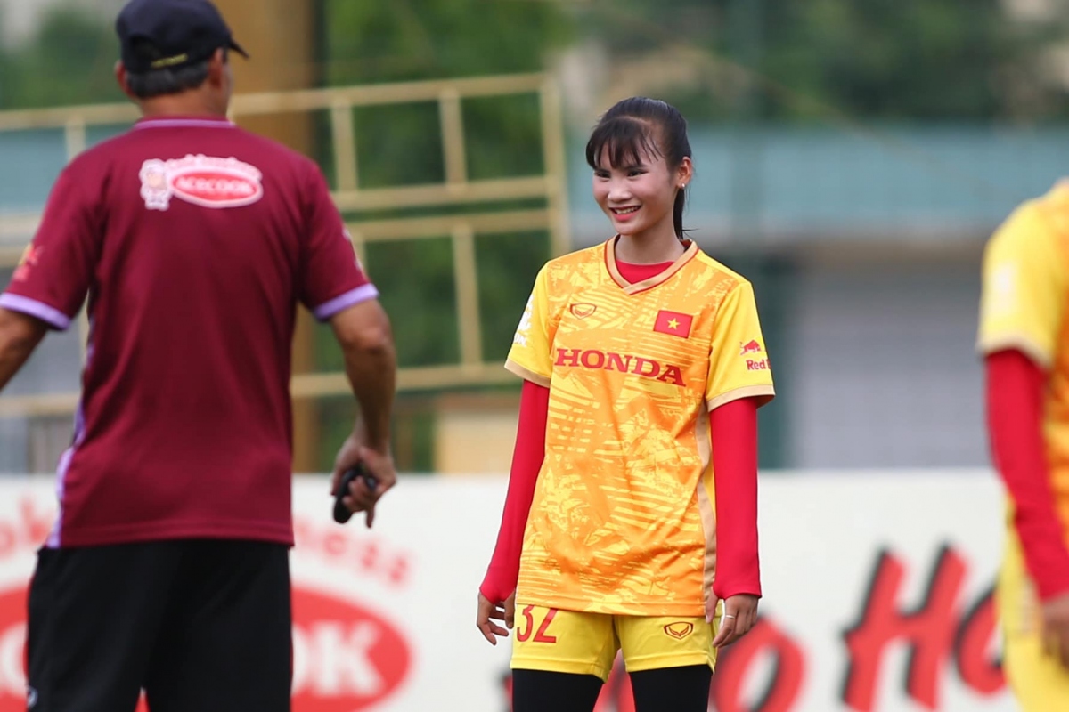 Hậu vệ Nguyễn Thị Thuỳ Linh của ĐT nữ Việt Nam. (Ảnh: VFF)
