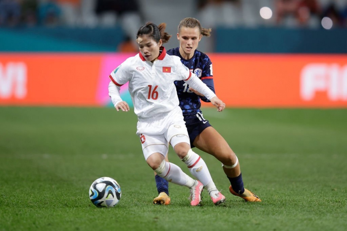 Dương Thị Vân thi đấu tốt ở World Cup 2023 (Ảnh: Getty).
