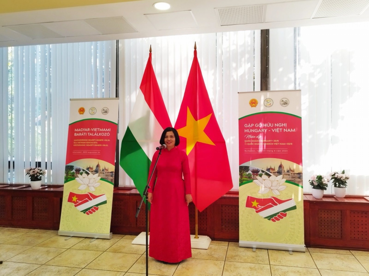Đại sứ Nguyễn Thị Bích Thảo phát biểu