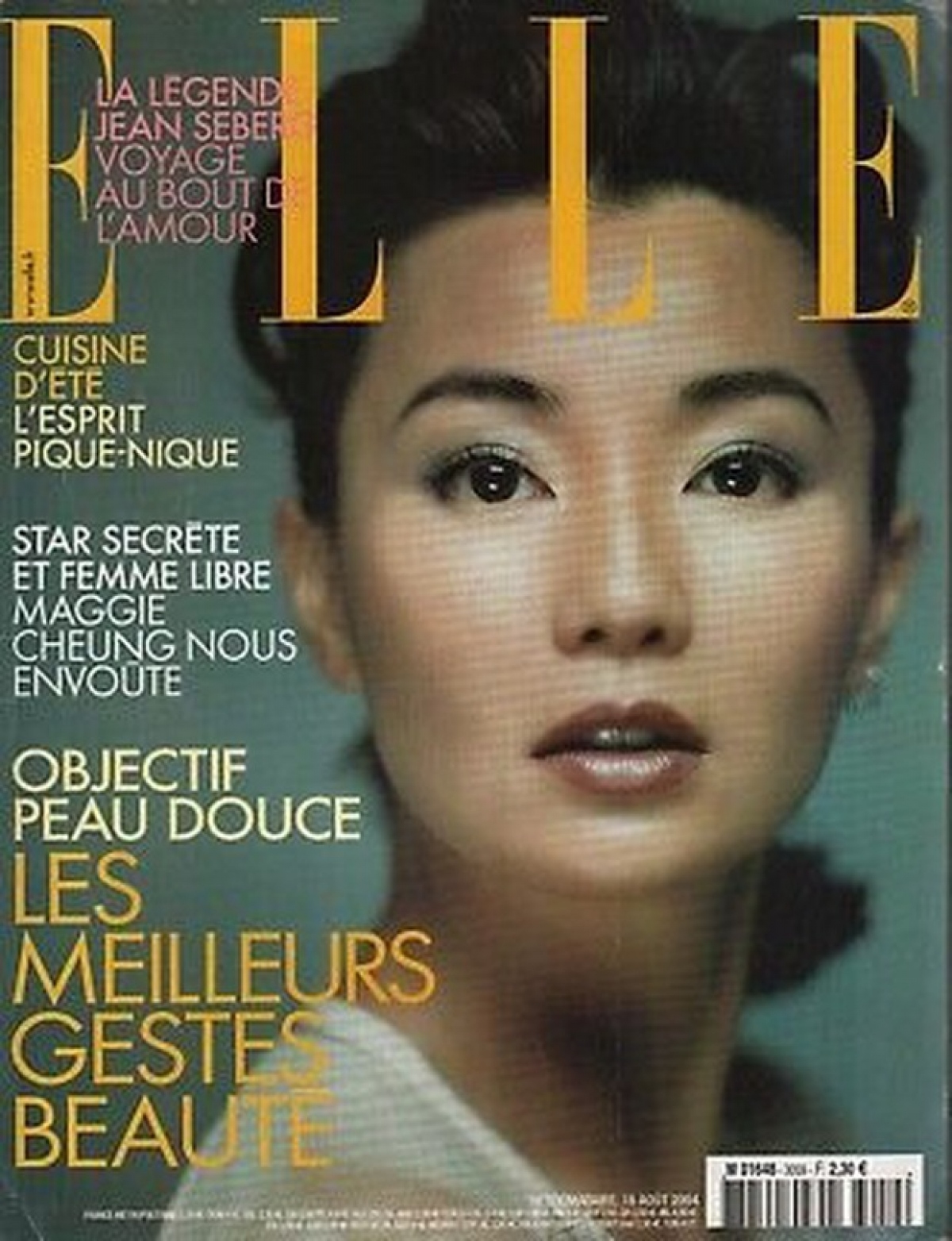 Trương Mạn Ngọc là sao châu Á hiếm hoi từng xuất hiện trên bìa Elle Pháp vào năm 2004 và sau 19 năm, Jennie mới là người tiếp nối được thành tích này.