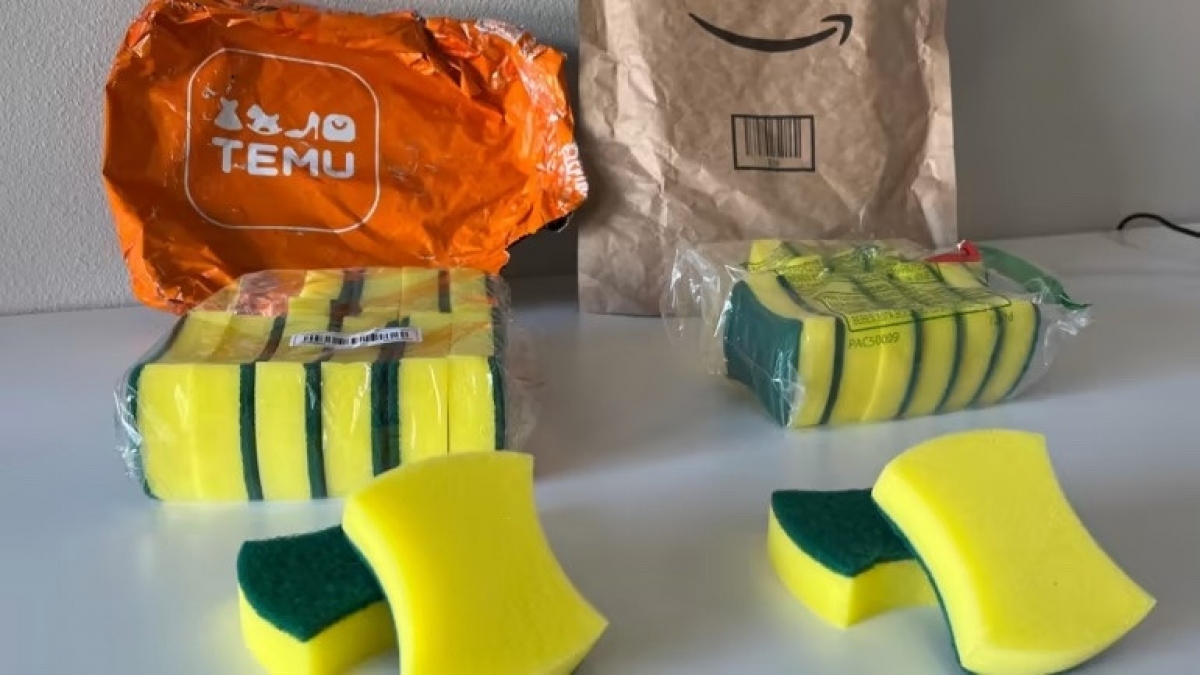Đồ tiêu dùng trên các nền tảng trực tuyến Trung Quốc như Temu có giá chỉ bằng 1/3 so với Amazon
