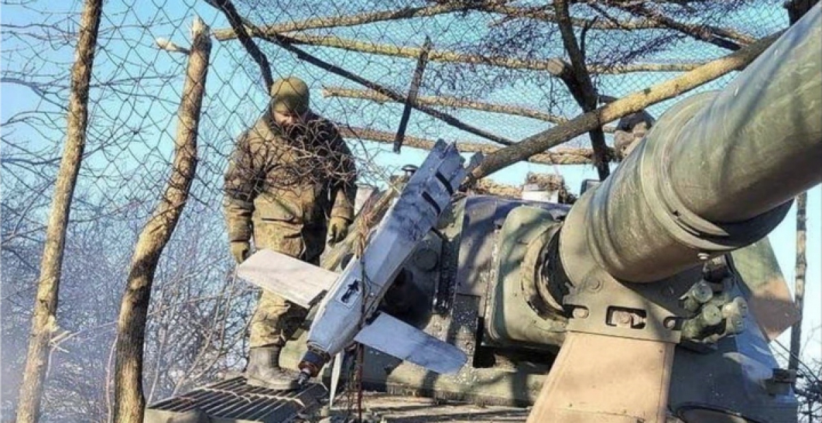 Lưới chống UAV của Ukraine. Ảnh: Reuters