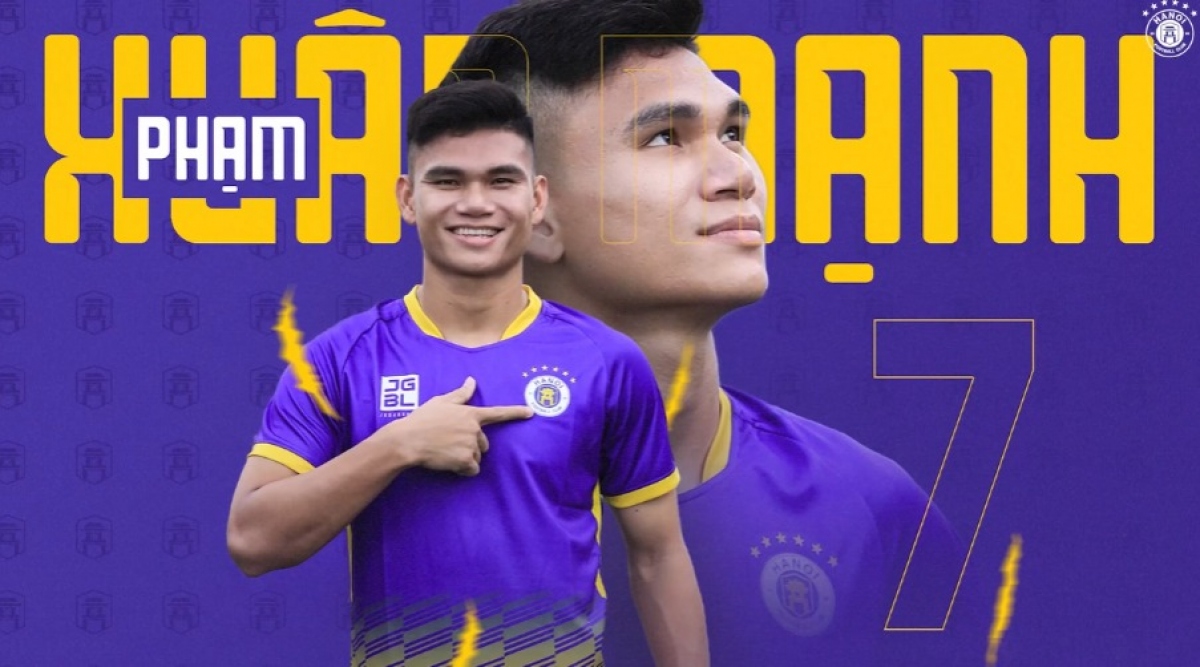 Xuân Mạnh sẽ thi đấu cho Hà Nội FC từ mùa giải 2023/2024. 