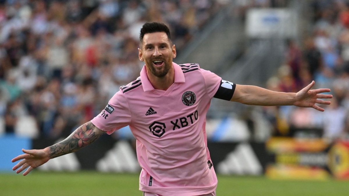 Messi liên tục ghi bàn và trình diễn thứ bóng đá đầy cảm hứng ở Inter Miami. (Ảnh: Getty)