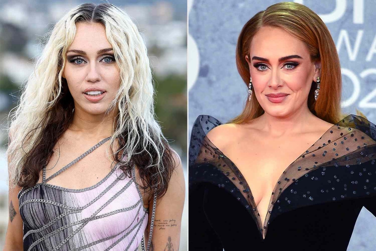 Adele là fan hâm mộ cuồng nhiệt của Miley Cyrus