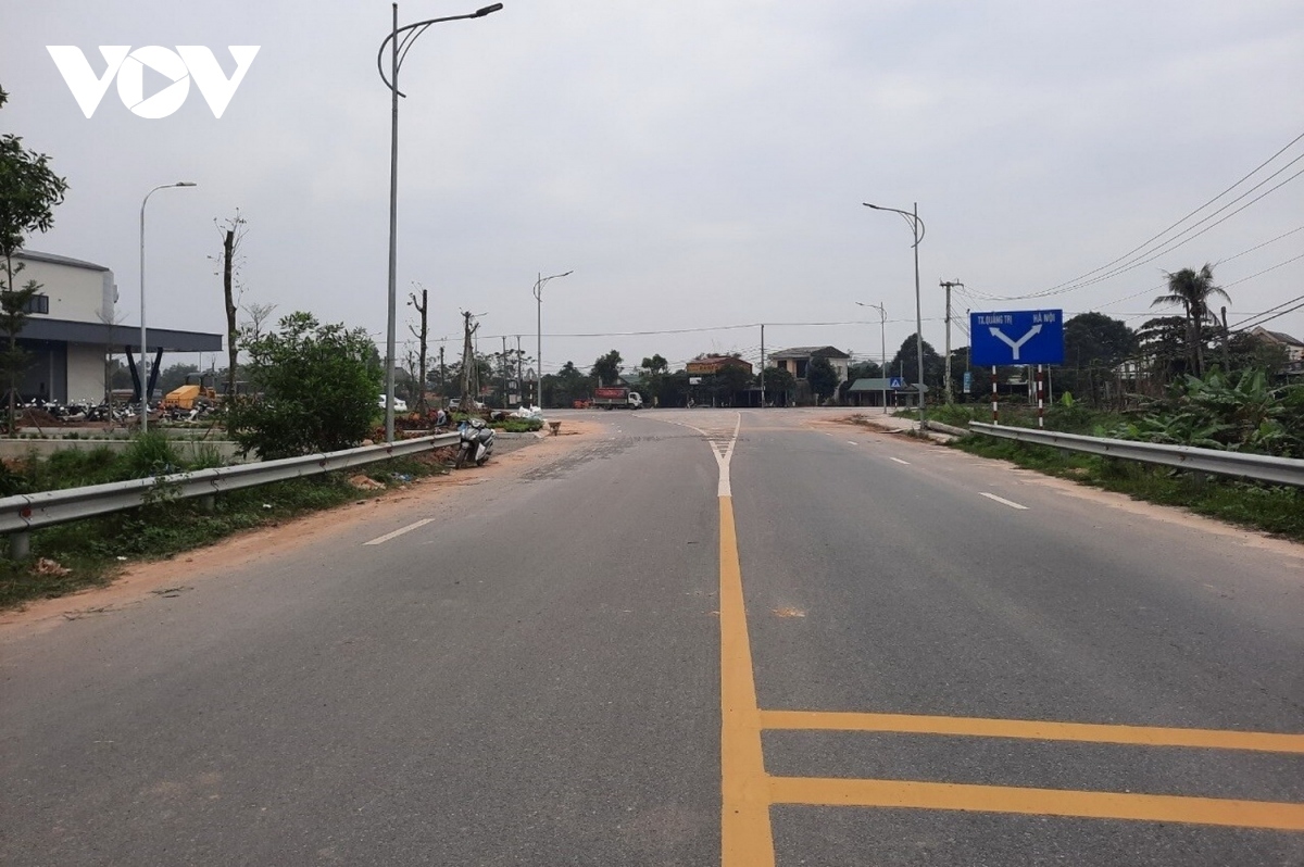 Một đoạn Tuyến tránh Quốc lộ 1A phía đông thành phố Đông Hà được đầu tư xây dựng