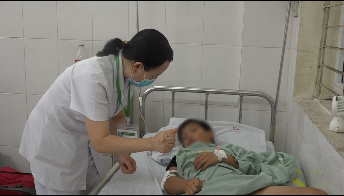 Một trường hợp trẻ mắc tai nạn thương tích phải nhập viện