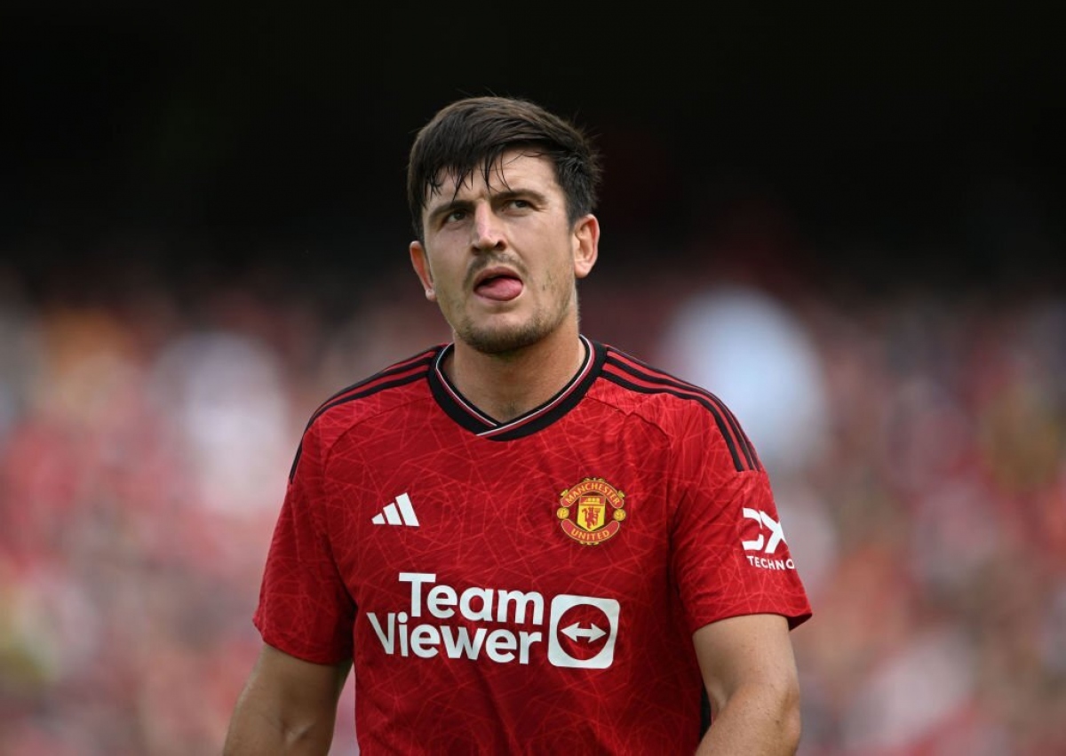 Harry Maguire là nhân vật chính trong trận MU hoà Athletic Bilbao 1-1. (Ảnh: Getty)
