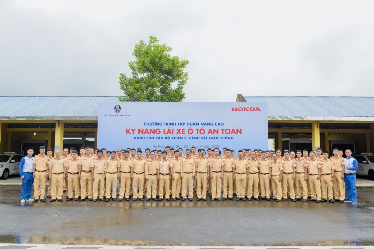 Năm 2023, HVN và Cục CSGT phối hợp tổ chức 5 khoá đào tạo tại Bắc - Trung - Nam