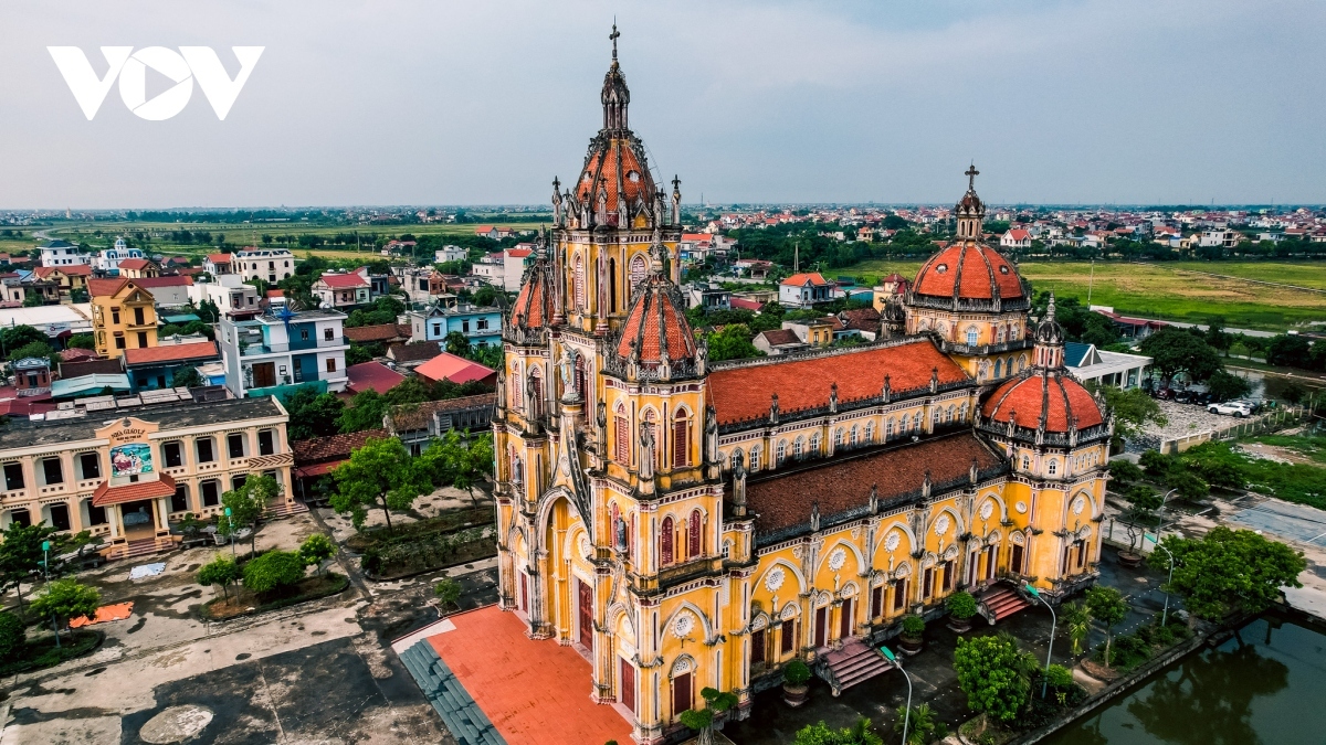 Phu An church in Truc Ninh district was rebuilt back in 2007.