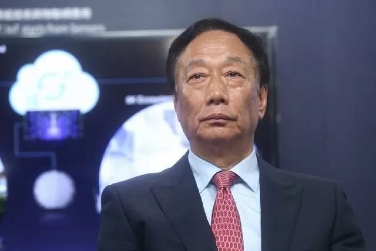 Nhà sáng lập tập đoàn Foxconn Quách Đài Minh (Terry Gou). Ảnh: The Paper