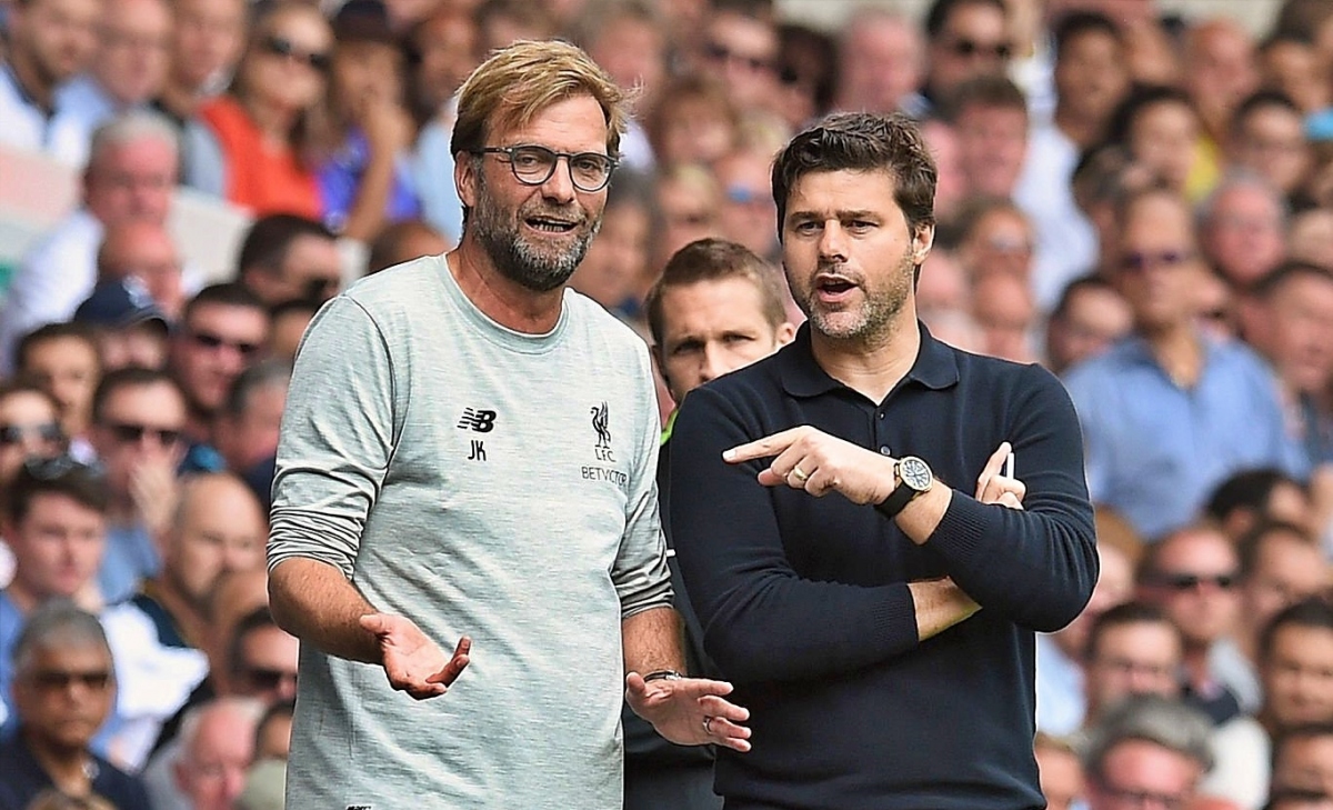 HLV Mauricio Pochettino và HLV Klopp lại có dịp so tài với nhau (Ảnh: Getty)