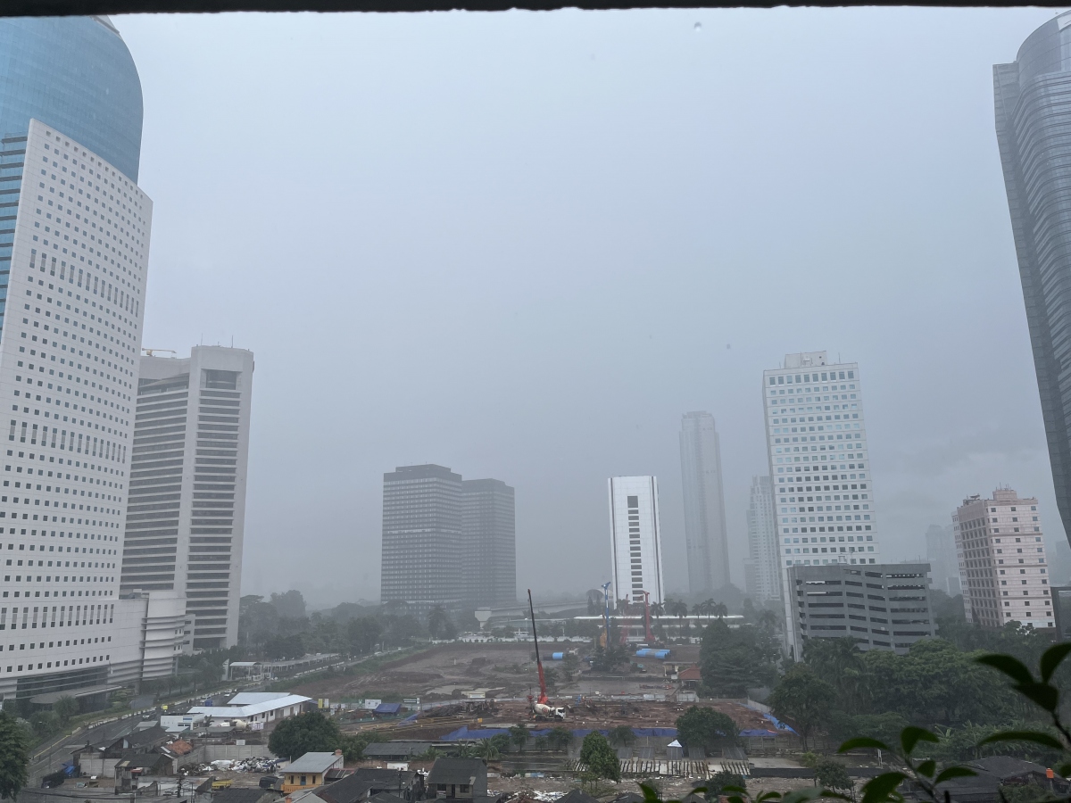Thủ đô Jakarta của Indonesia đối mặt với tình trạng ô nhiễm không khí nghiêm trọng trong tuần qua.