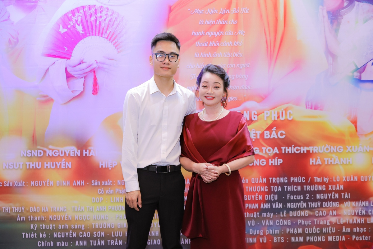 Nghệ sĩ Trà My và đạo diễn Quản Trọng Phúc