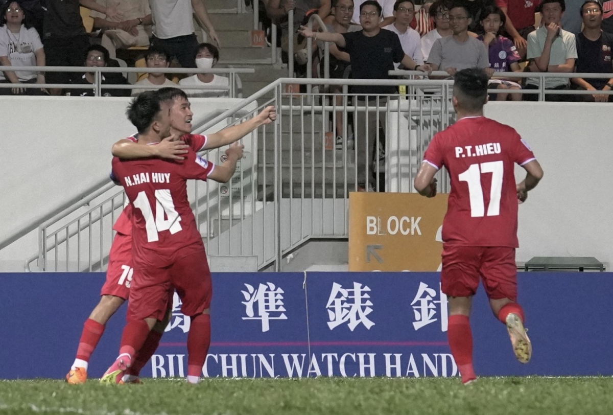 Hải Phòng FC lội ngược dòng thắng Rangers. (Ảnh: Bảo Huyền)