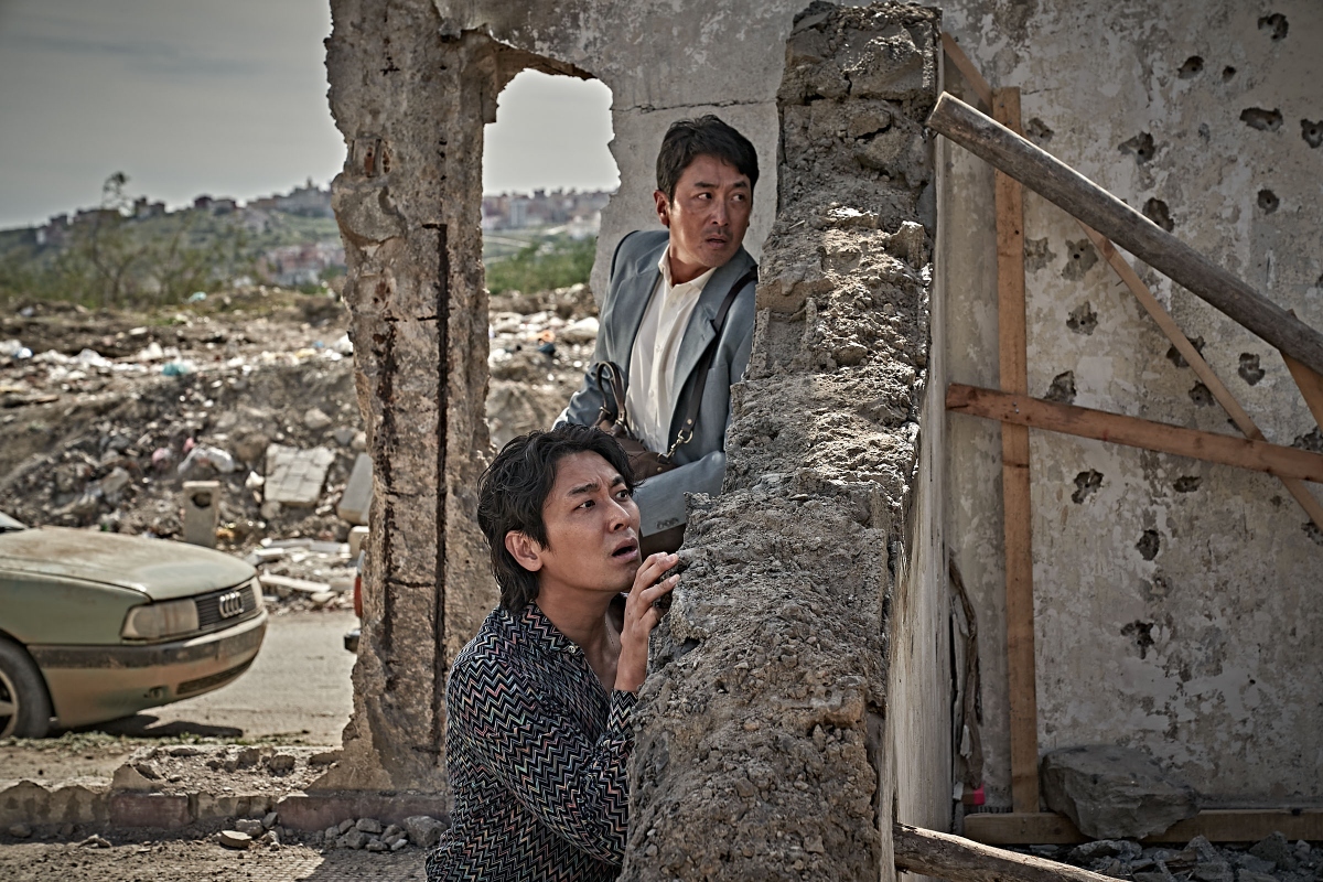 Bộ đôi báo thủ Ha Jung-woo và Ju Ji-hoon.