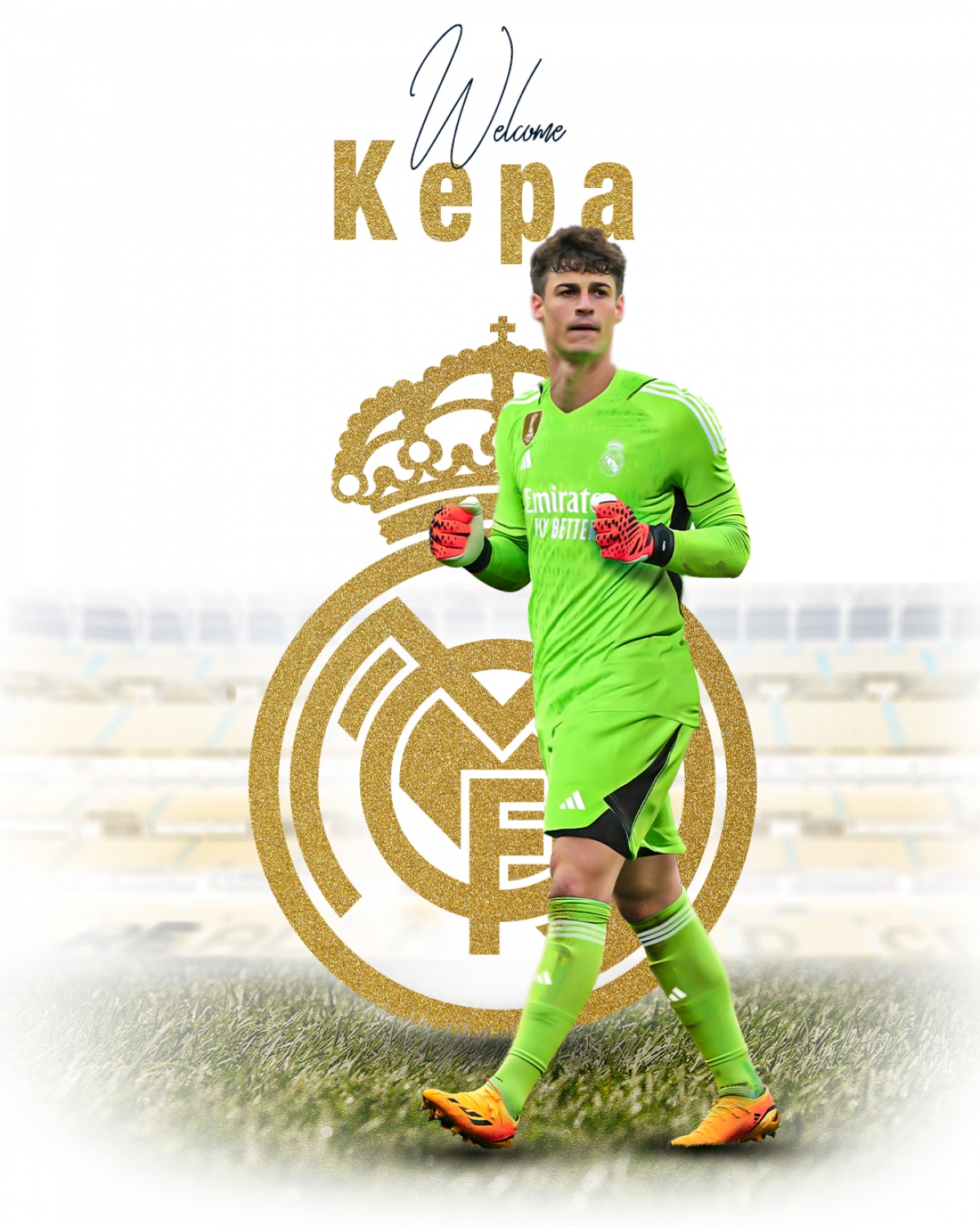 Real Madrid công bố tân binh Kepa (Ảnh: Real Madrid)