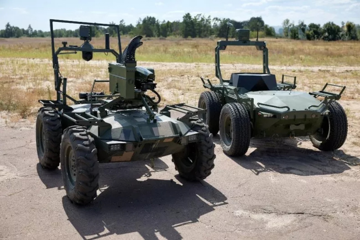 Robot quân sự không người lái của Ukraine. Ảnh: Newsweek