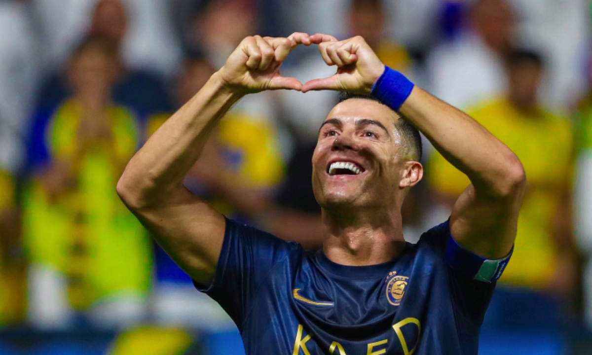 Ronaldo dẫn đầu danh sách Vua phá lưới giải VĐQG Saudi Arabia. (Ảnh: Al Nassr)