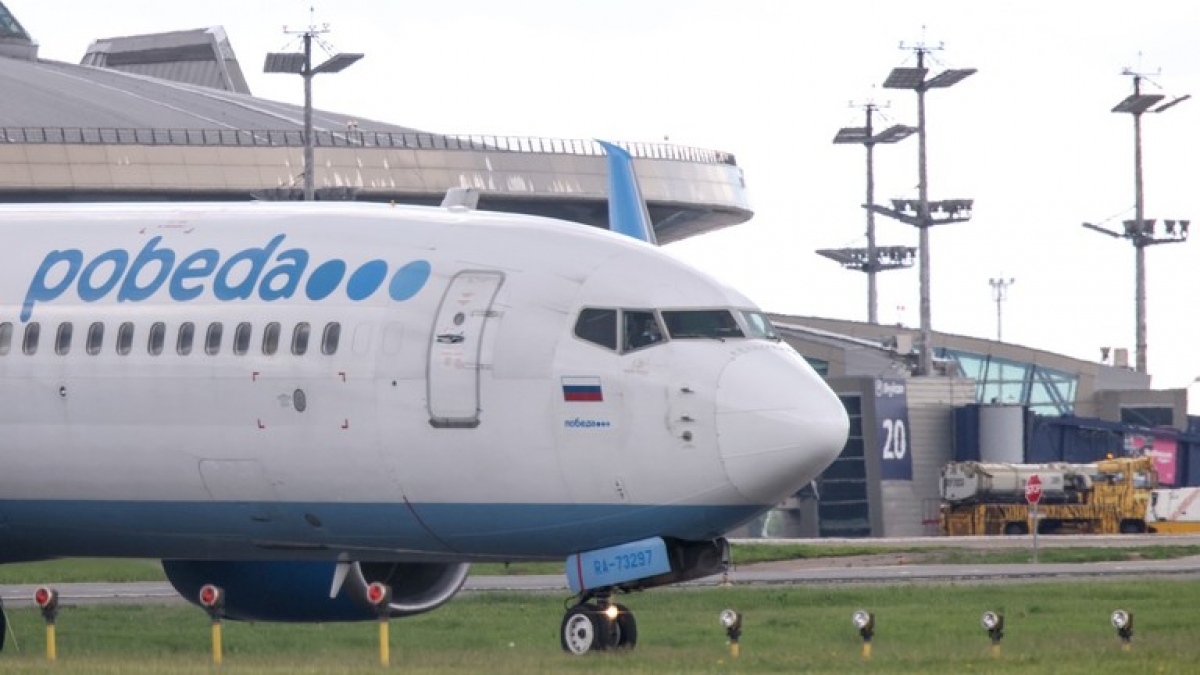 Giao thông hàng không tại sân bay Vnukovo ở Tây Nam thủ đô Moscow đã bị đình chỉ do báo động UAV. Ảnh: Global Look Press