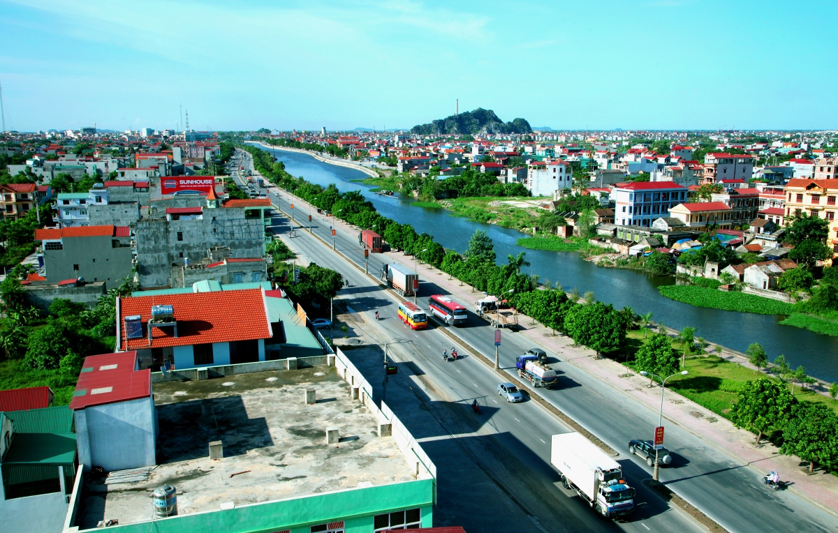 Một góc TP. Ninh Bình (Báo Ninh Bình)