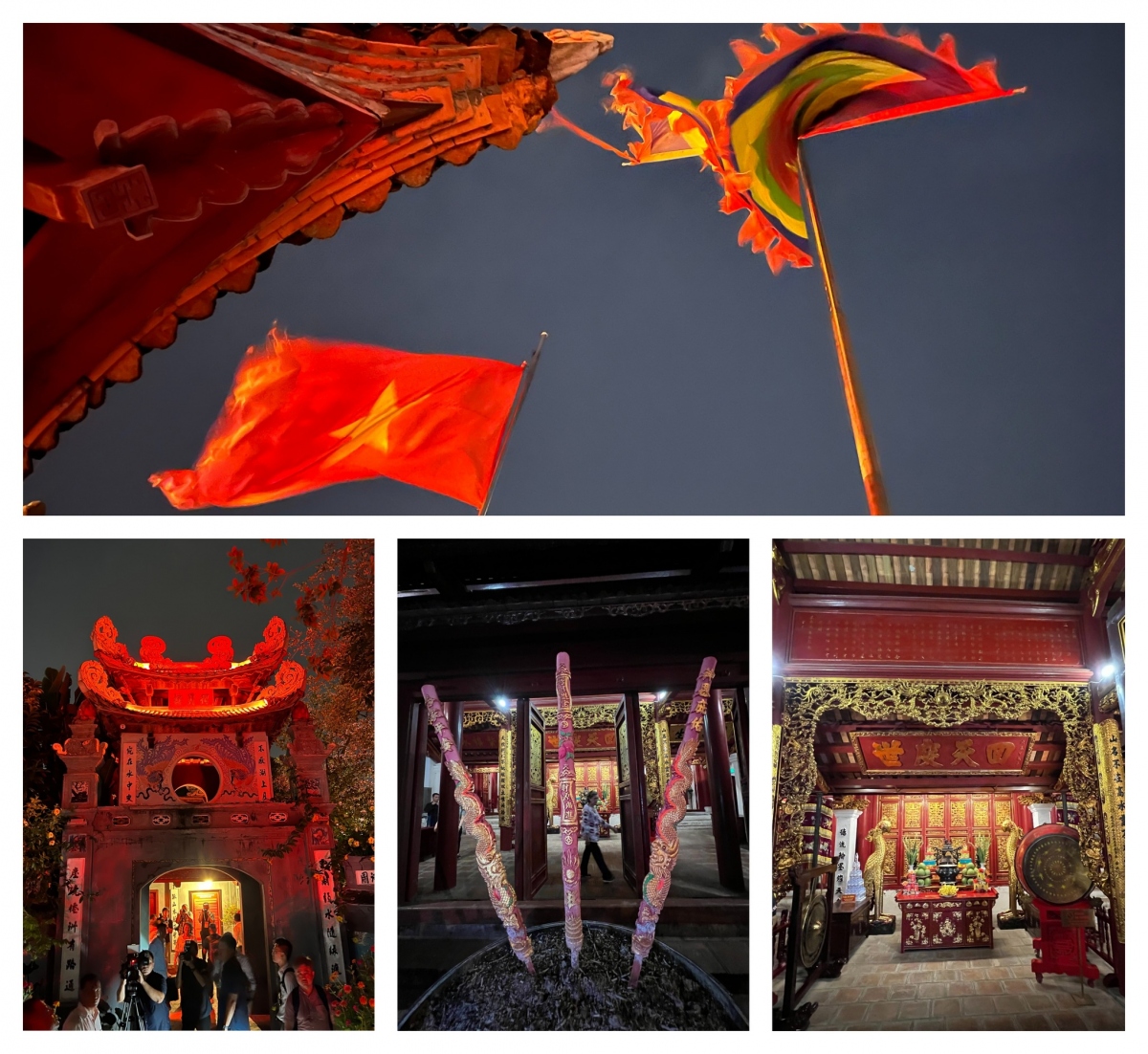 “Visited the Ngọc Sơn Temple, which can be reached after crossing Thê Húc Bridge. The temple was built in the 19th century in honour of Tran Hung Dao – a military commander of great renown during the Tran Dynasty,” the leader shares on Facebook.