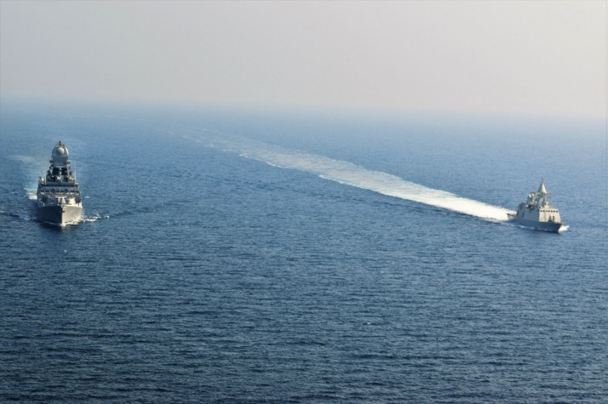 Cuộc tập trận Zayed Talwar năm 2021. Nguồn: indiannavy.nic.in