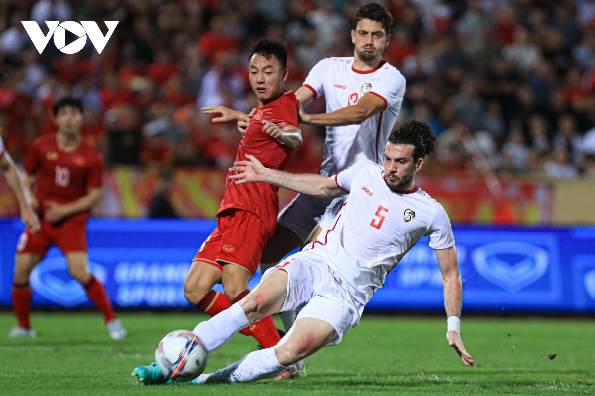 Thái Sơn đã gây ấn tượng trong trận ĐT Việt Nam thắng ĐT Syria 1-0 ở loạt trận FIFA Days hồi tháng 6