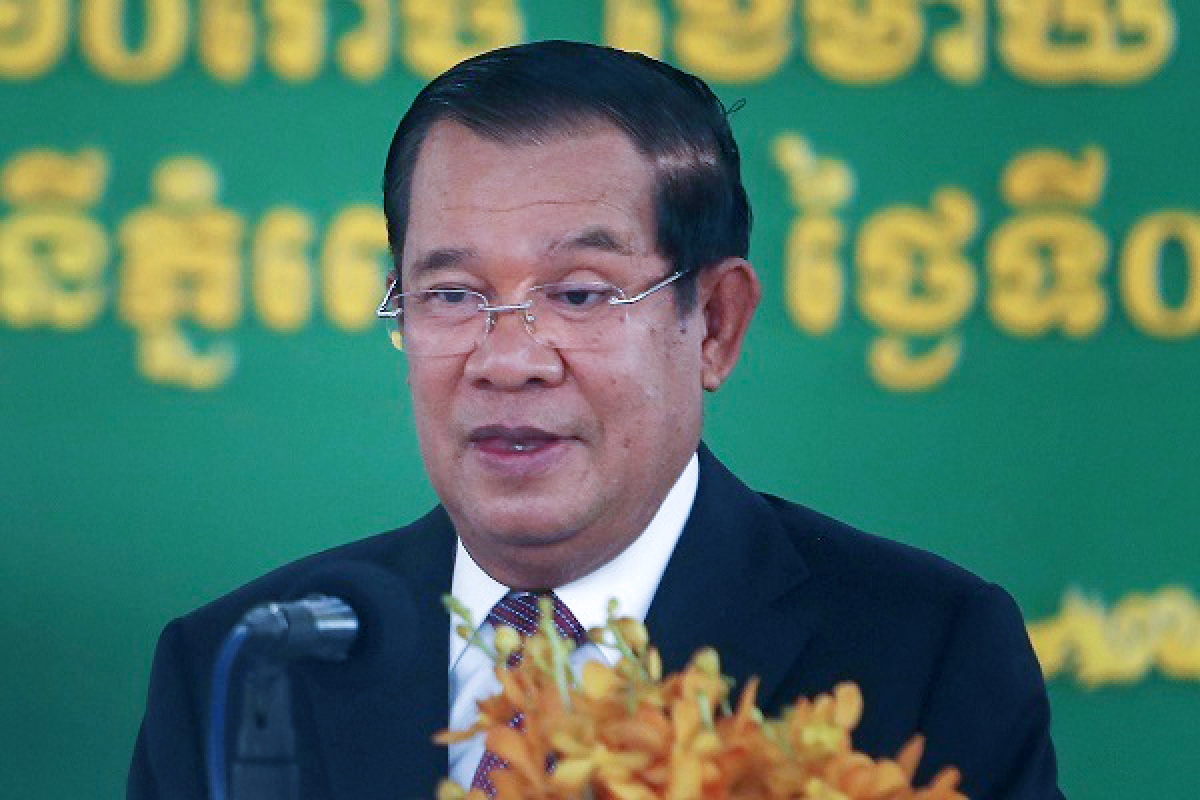 Thủ tướng Campuchia Hun Sen. Ảnh: AP