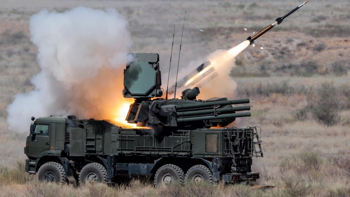 Hệ thống phòng không Pantsir-S của Nga. Ảnh: KT