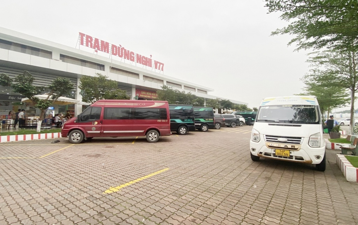 Trạm dừng nghỉ trên cao tốc Hà Nội - Hải Phòng. Ảnh: Thanh niên