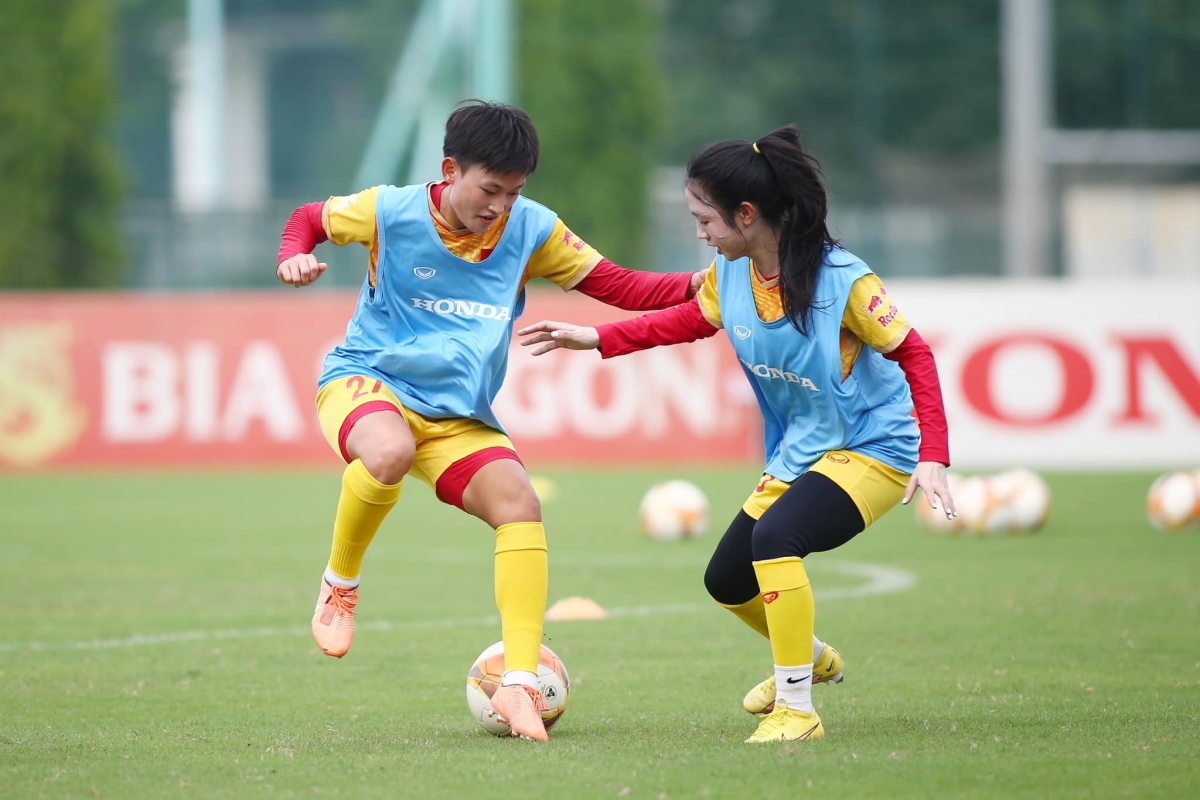 ĐT nữ Việt Nam nỗ lực hướng tới ASIAD 19. (Ảnh: VFF)