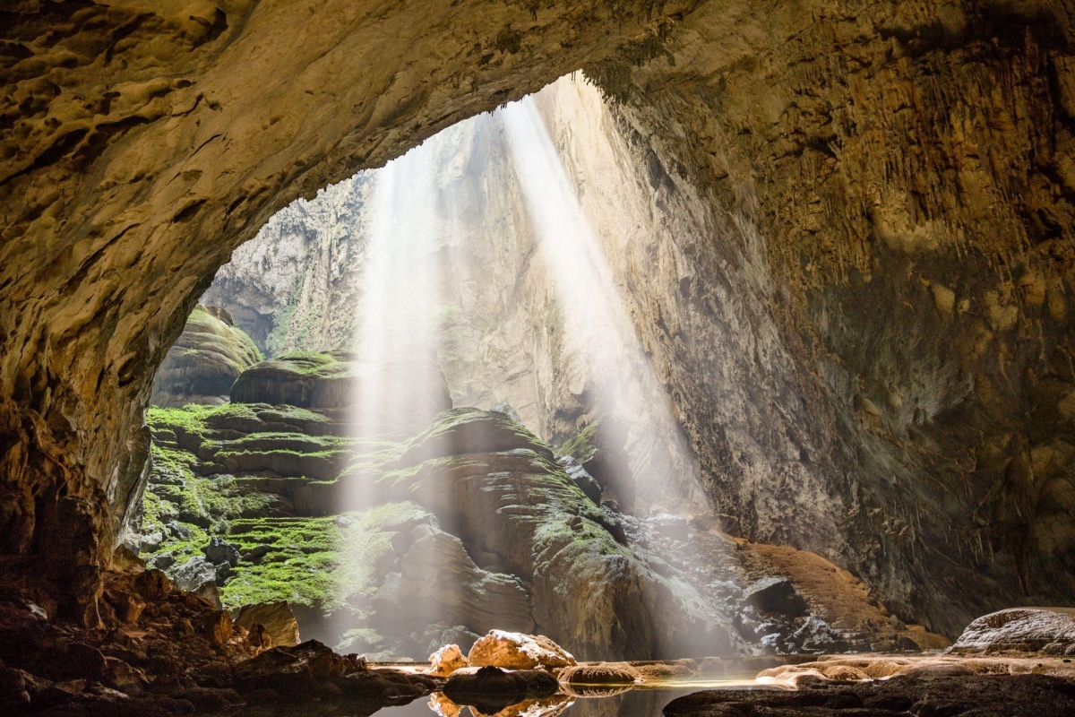 Phong Nha-Ke Bang National Park is the best for unique experiences. As the nation’s biggest natural attraction, Hang Son Doong cave is the largest cavern in the world by volume and is a true wonder. An entire New York City block could fit inside its vast main passage, although this monster cavern is only accessible on expensive guided treks.