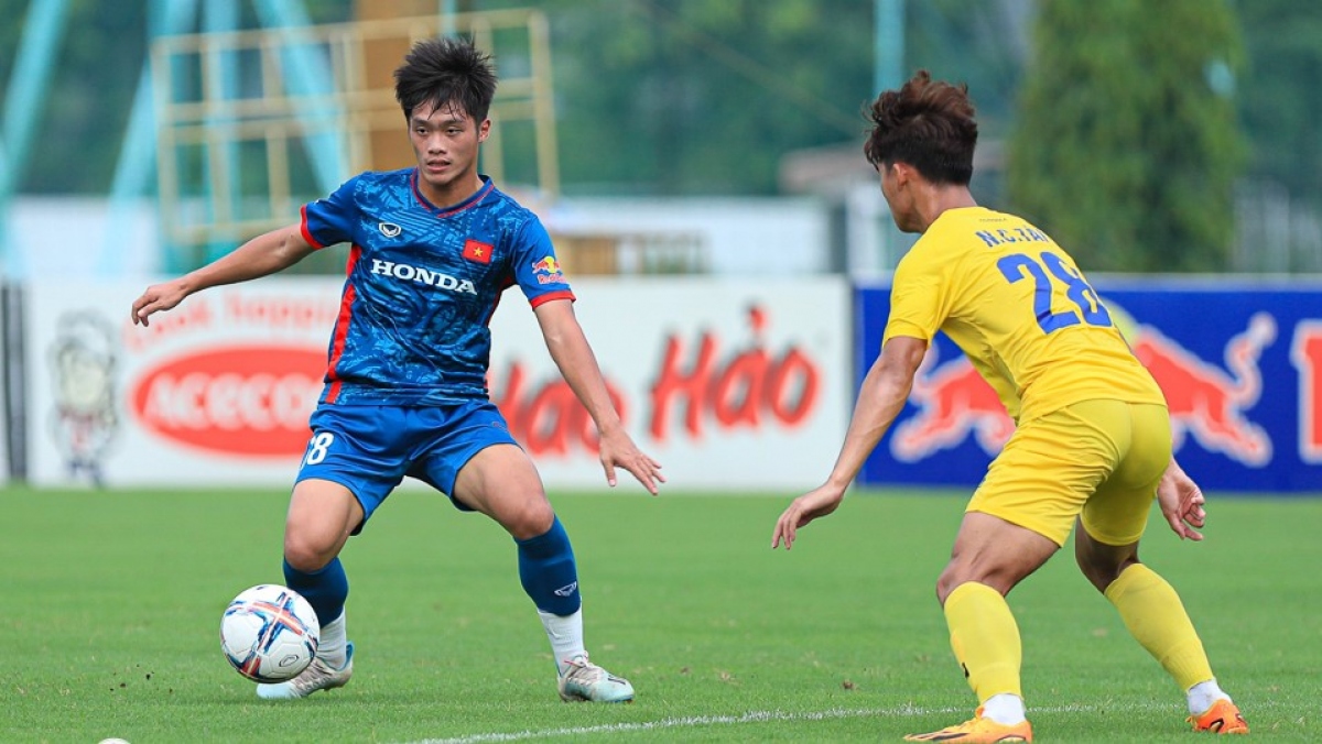 U23 Việt Nam sẽ có màn "thử lửa" chất lượng với U23 Bahrain trong ngày 15/8. (Ảnh: VFF).