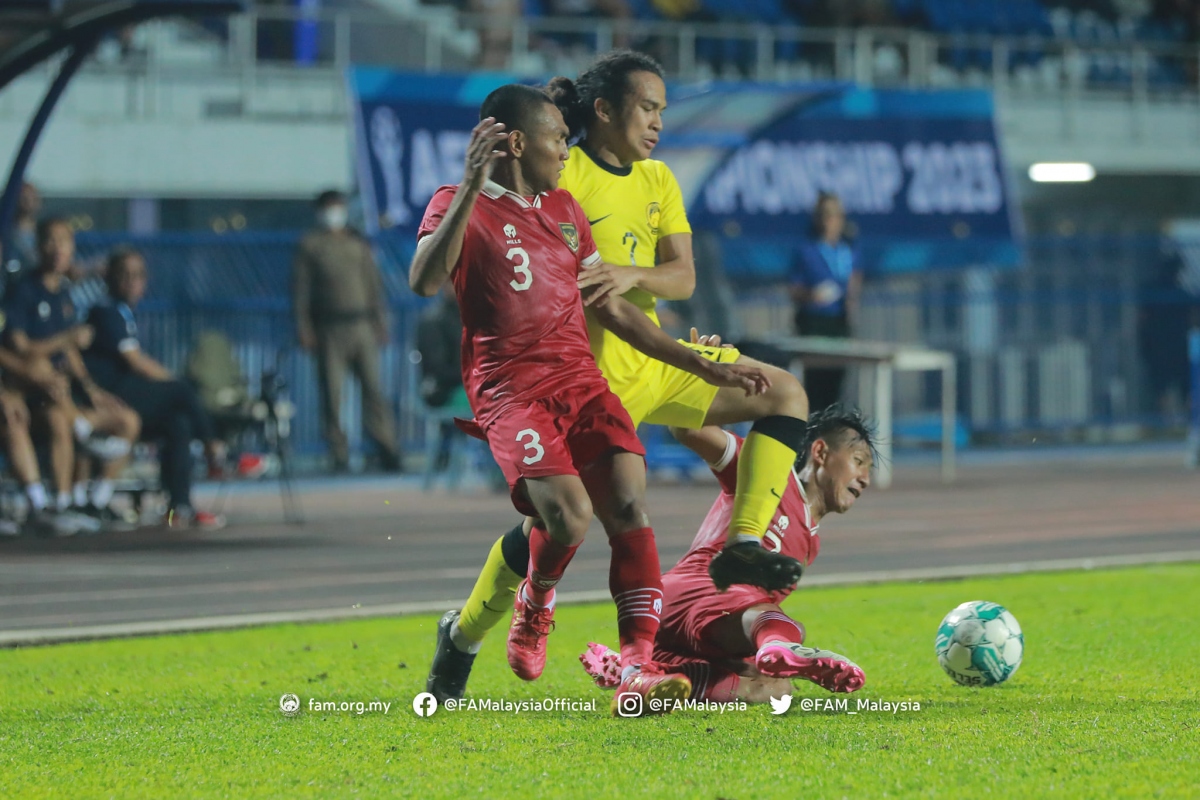 Trận đấu giữa U23 Indonesia và U23 Malaysia mang tính chất quyết định ngôi đầu bảng B khi cả hai đội đều được đánh giá vượt trội U23 Timor Leste. (Ảnh: FAM)