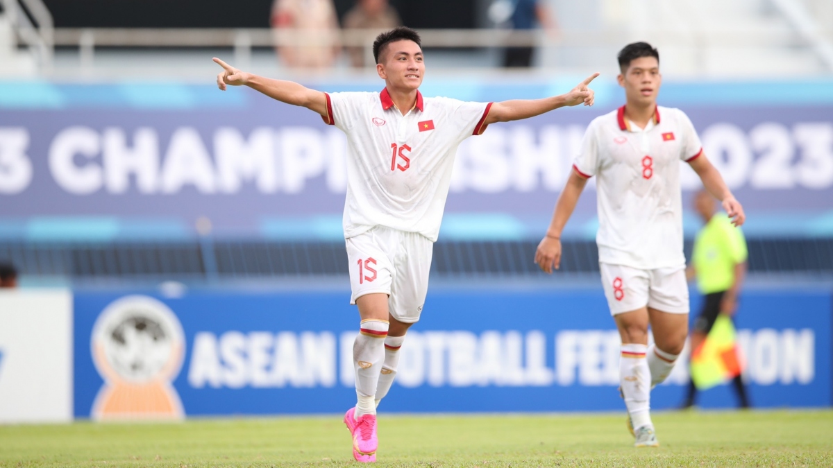Tiền đạo Nguyễn Minh Quang của U23 Việt Nam. (Ảnh: Thụy An)