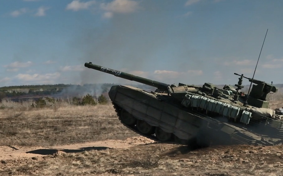 Xe tăng T-90 của quân đội Nga. Ảnh: Bộ Quốc phòng Nga.