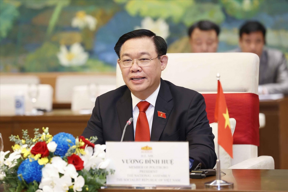 Chủ tịch Quốc hội Vương Đình Huệ.