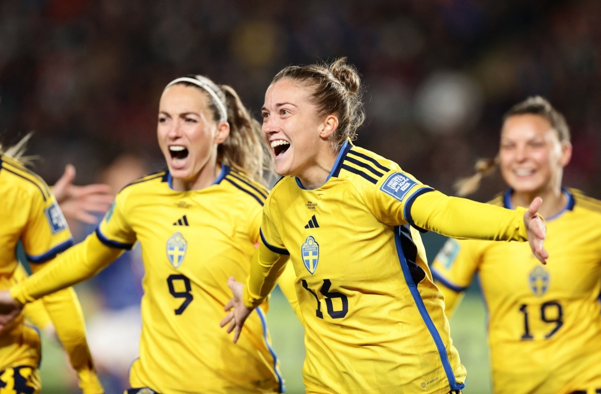 Thụy Điển chạm trán Tây Ban Nha ở bán kết World Cup 2023 (Ảnh: Reuters)