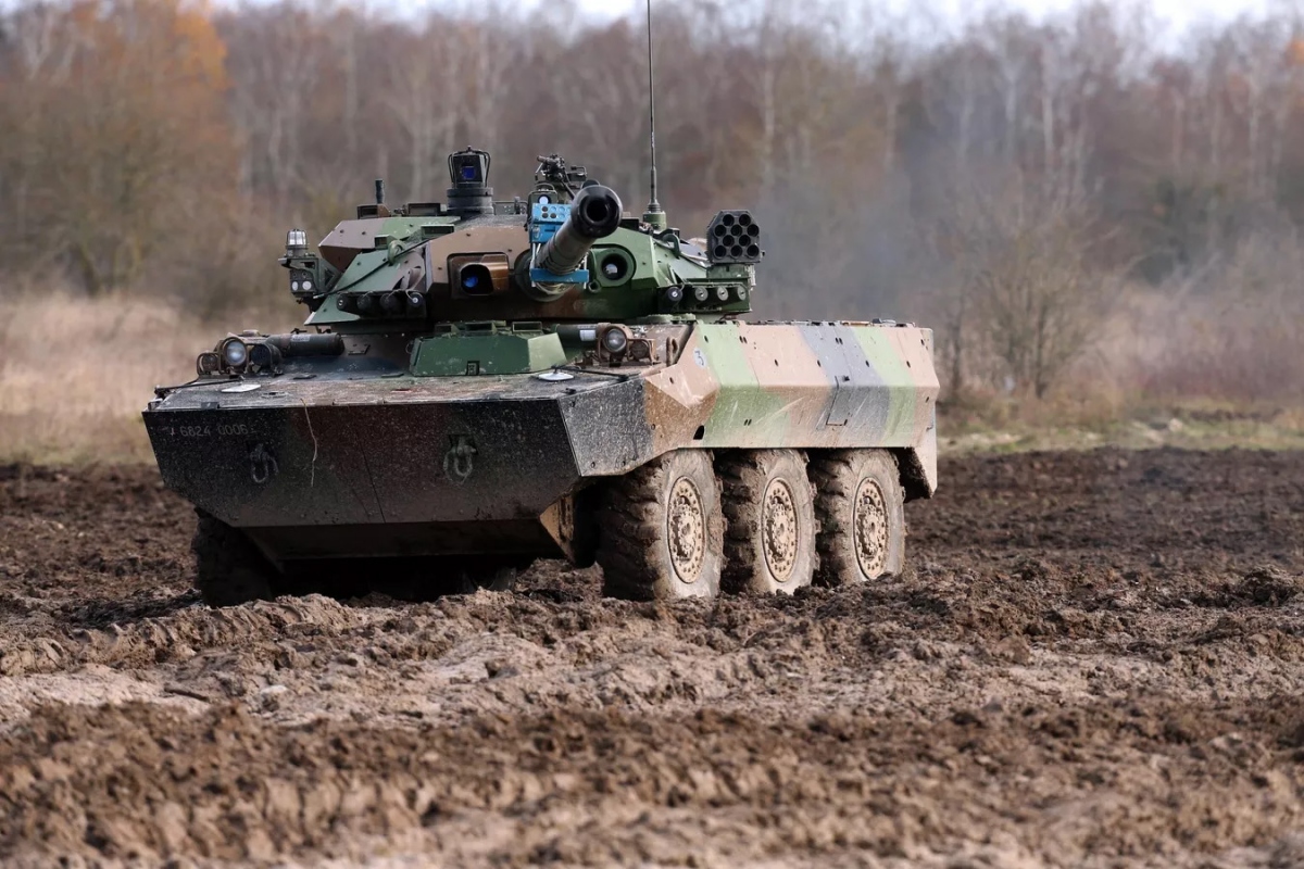 Xe thiết giáp AMX-10 RC của Pháp. Ảnh: Sputnik