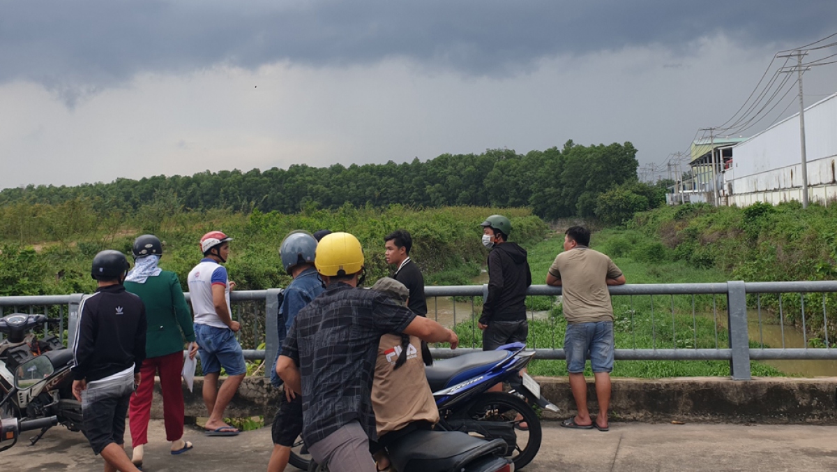 Con kênh nơi xảy ra vụ án mạng (ảnh: ĐC).