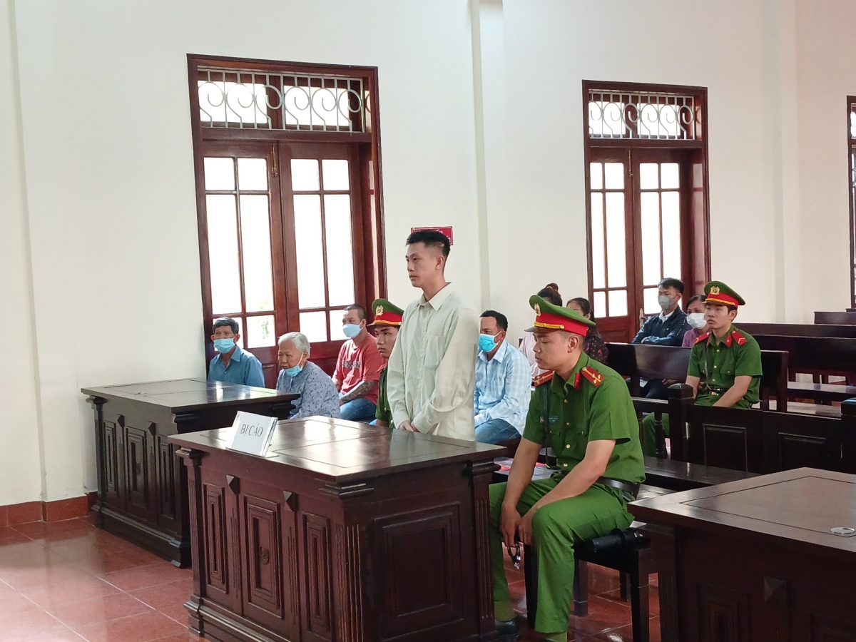 Bị cáo Đỗ Phước Tài tại phiên tòa